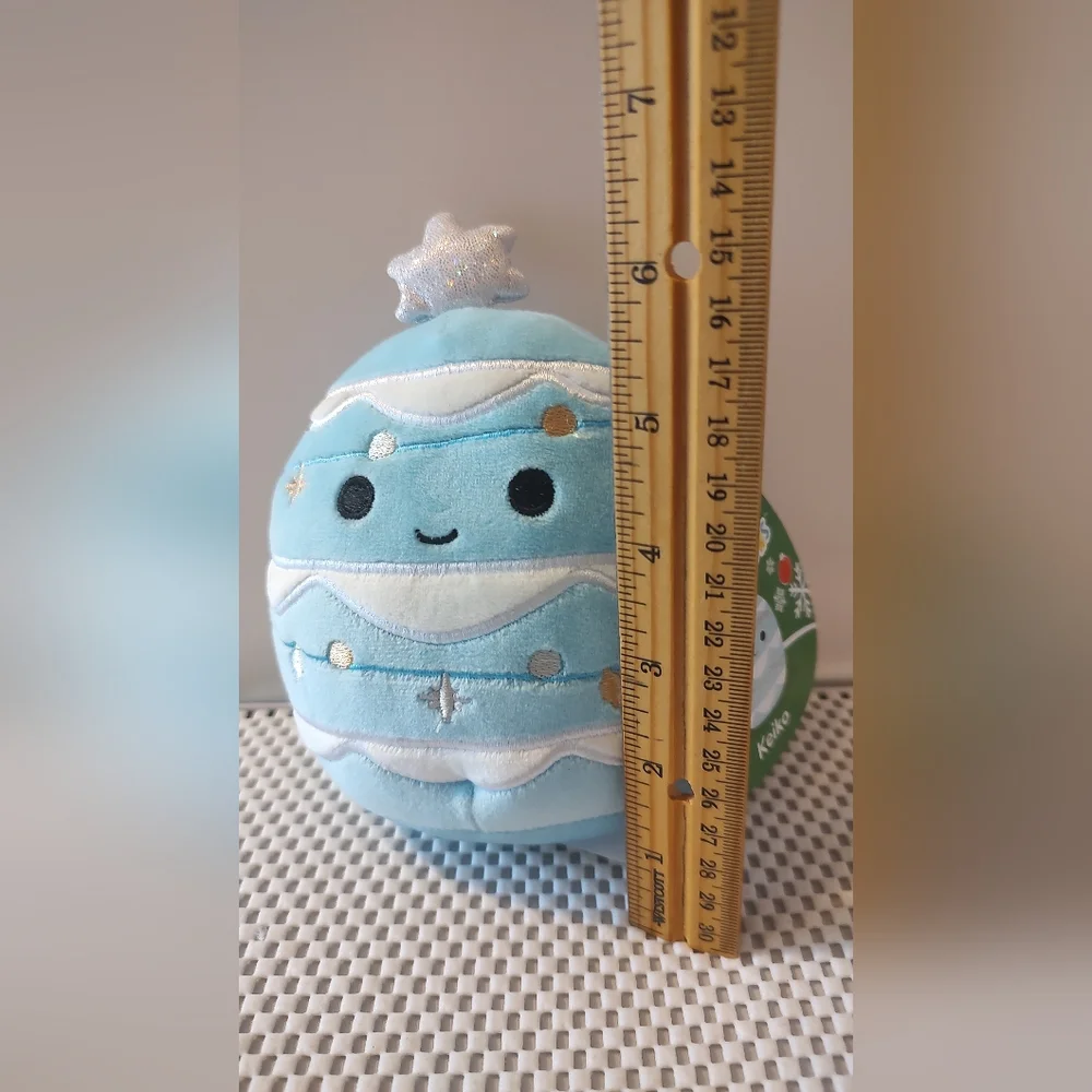 Squishmallow Blue Christmas Tree Keiko NWT